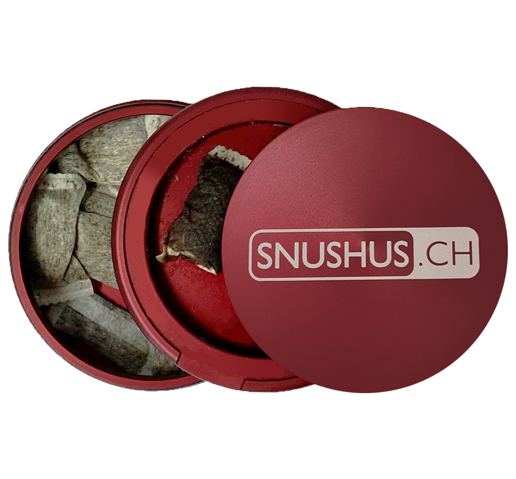 Snus Dose Aluminium (en trois parties)