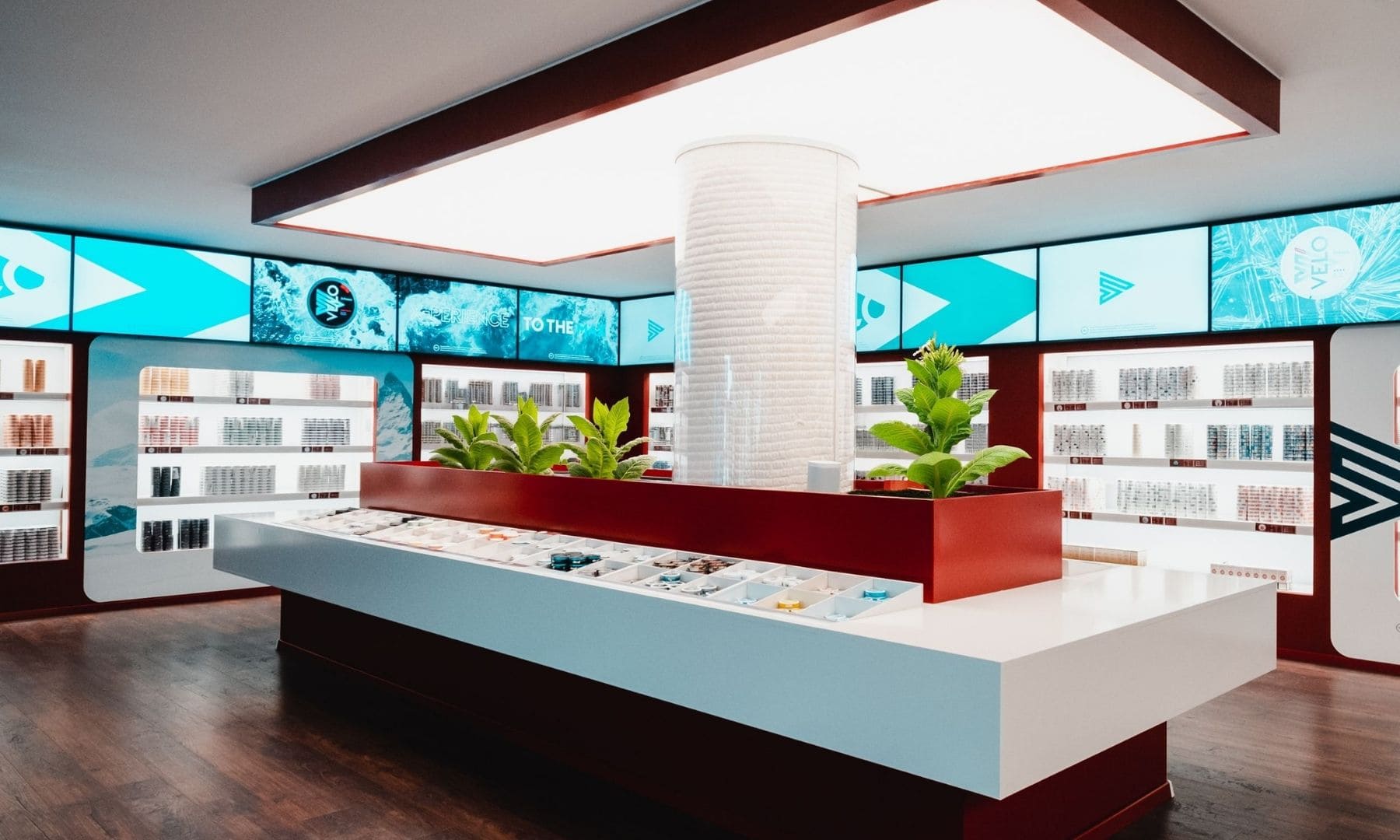 ALT text: Ein moderner Snus-Shop